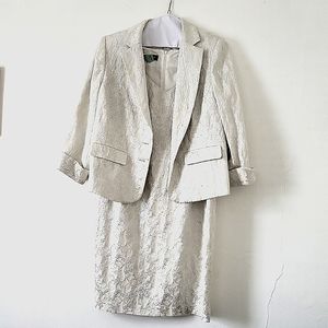 Jones New York Dress with Matching Blazer Jacket
